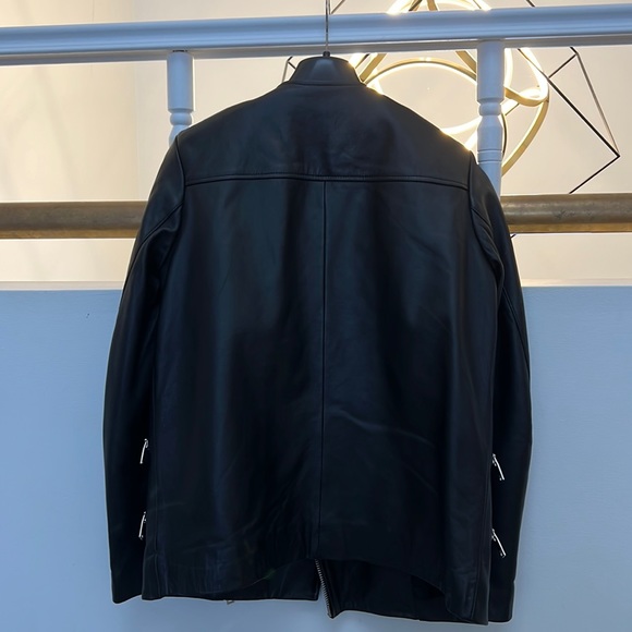 Reiss Leather Moto Jacket - Picture 2 of 3